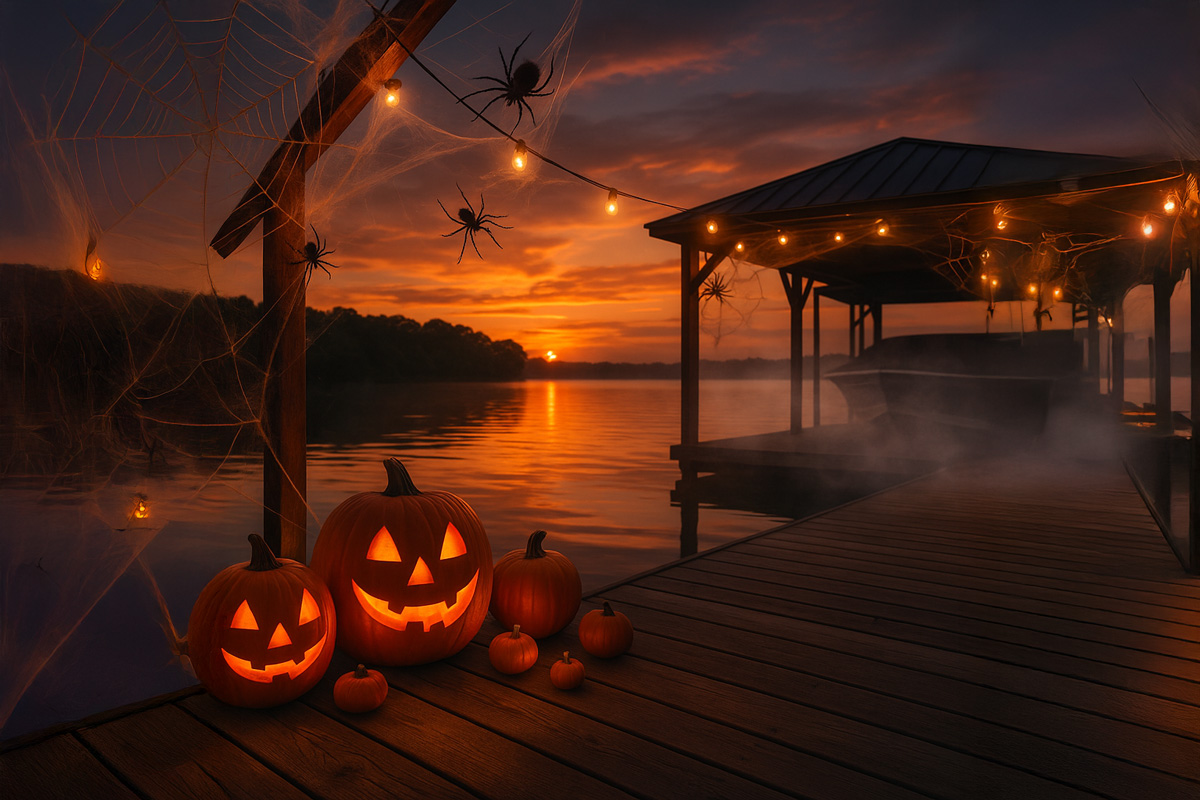 Spooky Season at the Lake: Don’t Let the Real Spiders Crash Your Dock Party!